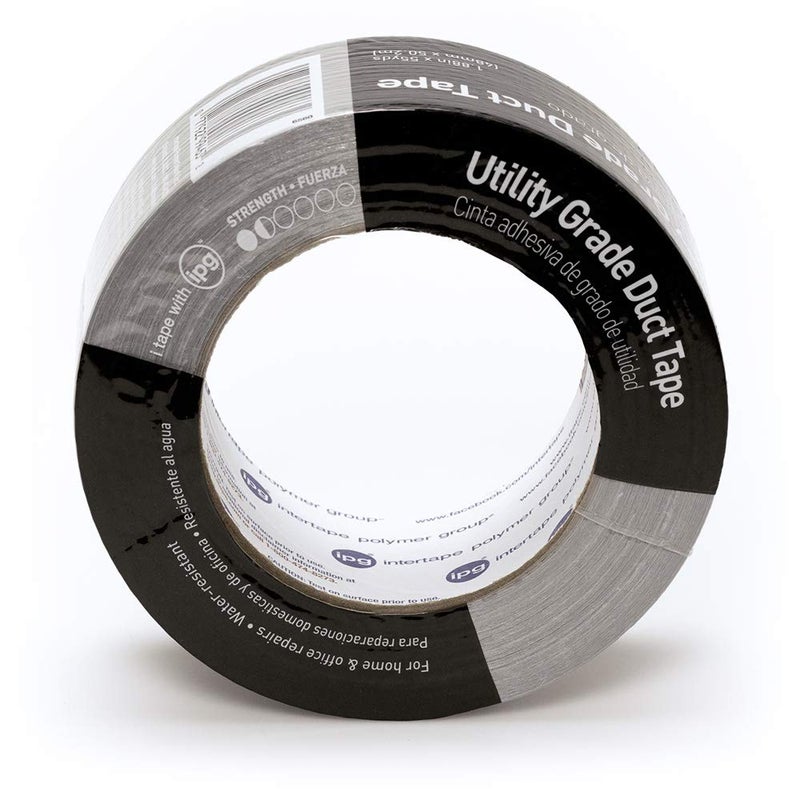 IPG Utility Grade Duct Tape 1.88" x 55 yd, Silver (Single Roll) - Image 3